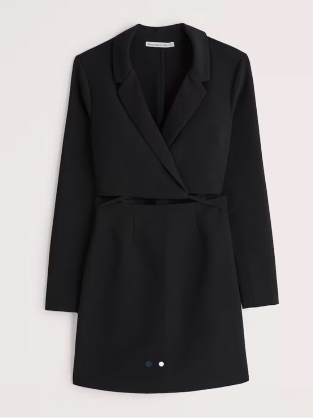 NWT Abercrombie & fitch Wrap-front cutout blazer dress for women size STALL